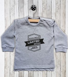 Baby Sweater met tekst God's original