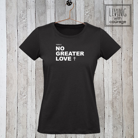 Dames t-shirt No greater love