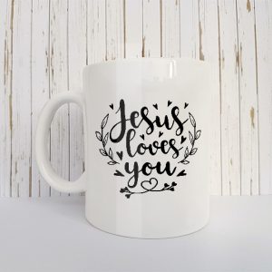 Christelijke Mok Jesus loves you