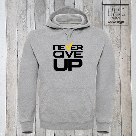 Hoodie Never give up