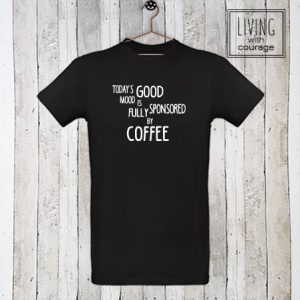 Heren Organic T-Shirt Sponsored by coffee