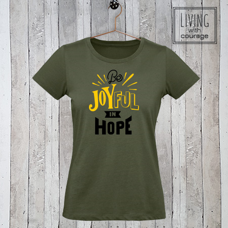 Christelijk T-Shirt Be joyful