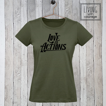 Christelijk T-Shirt Love is actions