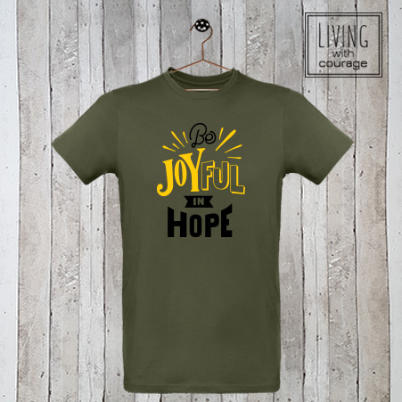 Christelijk T-Shirt Be joyful in hope