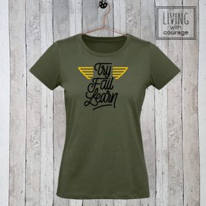 Dames Organic T-Shirt Try