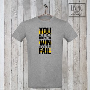 Heren Organic T-Shirt Born to win