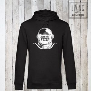 Organic Hoodie Give me some space