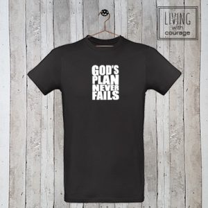 Christelijk T-Shirt God's plan never fails