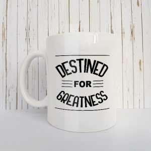 Christelijke Mok Destined for greatness