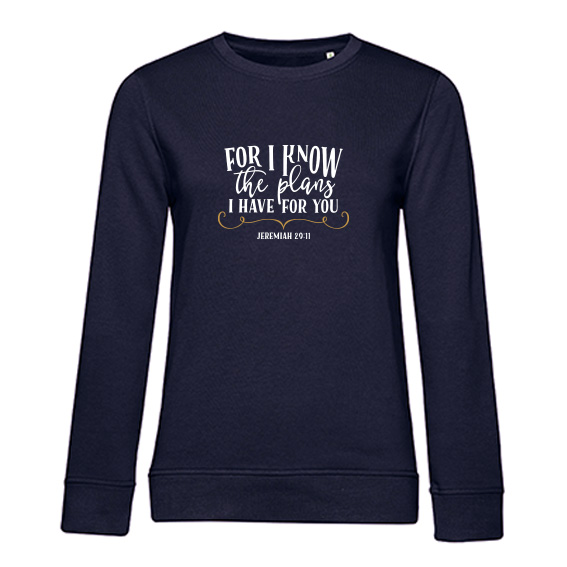 Dames Sweater For I know, Navy