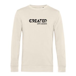 Heren Sweater Created with a purpose