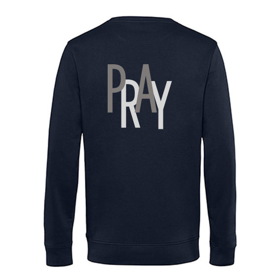 Heren Sweater Pray, Navy