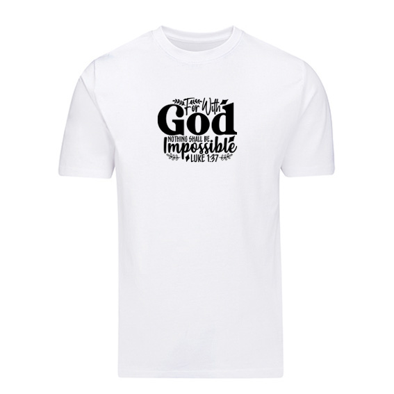 Organic T-shirt For with God